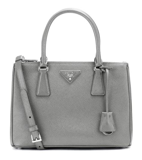 prada saffiano handbag gray|Prada saffiano shoulder bag review.